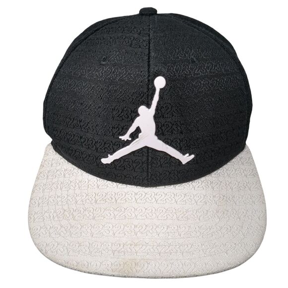 Air Jordan 23 Jumpman Youth Snapback Hat Black One Size Adjustable Polyester - Picture 1 of 11